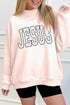 Jesus Polka Dot Mock Neck Tunic Sweatshirt