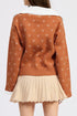 Peter Pan Collar Long Sleeve Knitwear Cardigan