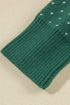 Fair Isle Snowflake Pattern Crew Neck Knit Sweater