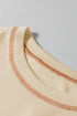 Faith Graphic Reverse Stitch Detail Oversized Pullover