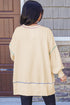 Faith Graphic Reverse Stitch Detail Oversized Pullover