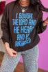 Faith Inspired Polka Dot Slogan Pullover Sweatshirt