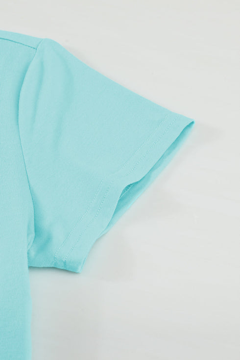 Family Matching Short Sleeve Color Block Adult Maxi Dress