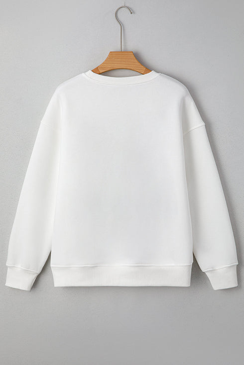 Farm Fresh Pumpkins Graphic Crew Neck Sweatshirt