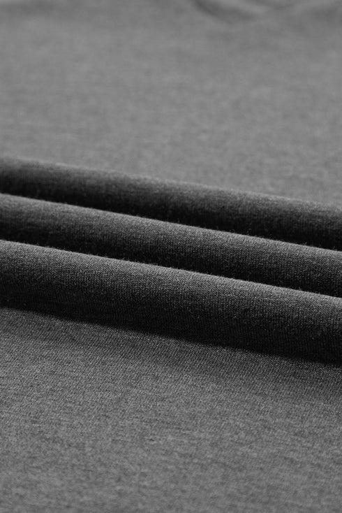 Fashion Petal Sleeve V Neck T Shirt