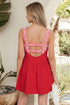 Faux Two Piece Gingham Contrast Patchwork Loose Mini Dress