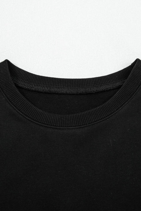 Varsity Stripe Contrast Trim Pullover Skort Two Piece Dress