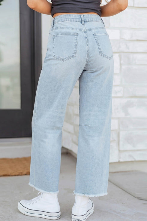Patriotic Sequin Bow Patched Ankle Length Denim Jeans