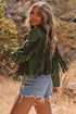 Cropped Faux Suede Western Fringe Tassel Jacket