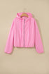 Zip Up One Piece Long Sleeve Hoodie
