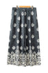 Geometric Paisley Print Bohemian Drawstring Wide Leg Pants