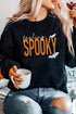 Feeling Spooky Bat Graphic Crewneck Sweatshirt