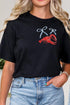 Festival Crawfish Bow Graphic Short Sleeve Crew Neck Tee