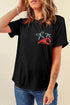 Festival Crawfish Bow Graphic Short Sleeve Crew Neck Tee