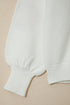 Festive Chenille Patch Graphic Long Sleeve Pullover Sweater