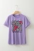Festive Crawfish Season Graphic Short Sleeve Jersey Tee