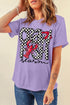 Festive Crawfish Season Graphic Short Sleeve Jersey Tee