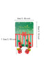 Festive Holiday Bell Charm Dangle Hook Earrings