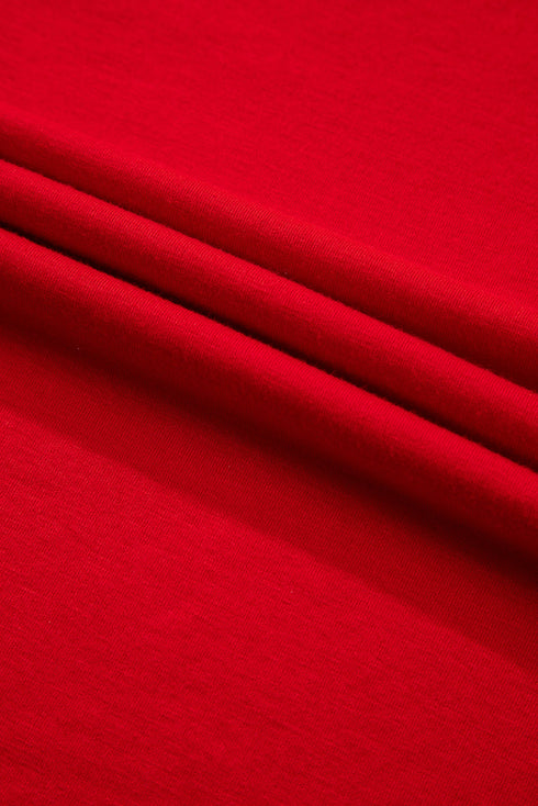 Festive Holiday Graphic Soft Knit Two Piece Lounge Set