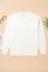 Festive Holly Jolly Script Graphic Pullover Sweater