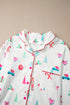 Festive Nutcracker And Tree Print Pajama Set