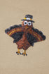 Festive Pilgrim Turkey Graphic Crew Neck Sweatshirt