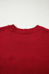 Festive Script Light Bulb Accent Crew Neck Sweater