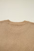Festive Script Light Bulb Accent Crew Neck Sweater