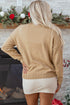 Festive Script Light Bulb Accent Crew Neck Sweater