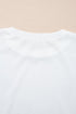 Festive Sequin Bow Oversized Corded Crewneck Sweatshirt