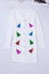 Festive Sequin Tree Button Down Cardigan