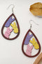 Festive Sequin Waterdrop Bunny Motif Hook Earrings