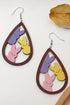 Festive Sequin Waterdrop Bunny Motif Hook Earrings