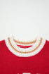 Festive Text Graphic Crew Neck Pullover Sweater