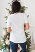 Festive Tree Graphic Short Sleeve Crew Neck Tee