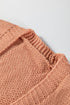 Festive Tree Motif Open Front Knit Cardigan