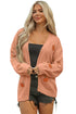 Festive Tree Motif Open Front Knit Cardigan