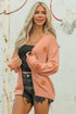 Festive Tree Motif Open Front Knit Cardigan