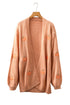 Festive Tree Motif Open Front Knit Cardigan
