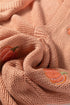Festive Tree Motif Open Front Knit Cardigan