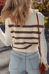 Ribbed Half Zip Collared Sleeveless Knit Sweater Vest