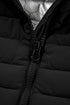 Plush Collar Quilted Zip Front Puffer Vest