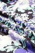 Fitted Floral Print Sheer Mesh Long Sleeve Top