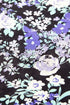 Fitted Floral Print Sheer Mesh Long Sleeve Top