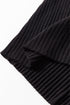 Fitted Ribbed Knit Collared Button Front Cardigan