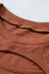 Fitted Ribbed Knit Long Sleeve Peekaboo Cutout Top