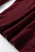 Fitted Ribbed Long Sleeve U Neckline Cropped Top