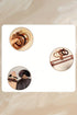 Five Piece Braided Smile Face Decor Hair Ties