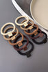 Five Piece Braided Smile Face Decor Hair Ties