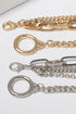 Five Piece Rhinestone Embellished Alloy Layering Necklace Set